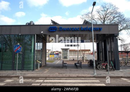 Pruszcz Gdanski Train Station  (stacja kolejowa) by architectural studio Meritum Projekt, Marek Myrcik, Stock Photo