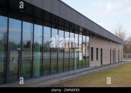 Pruszcz Gdanski Train Station  (stacja kolejowa) by architectural studio Meritum Projekt, Marek Myrcik, Stock Photo