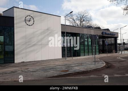 Pruszcz Gdanski Train Station  (stacja kolejowa) by architectural studio Meritum Projekt, Marek Myrcik, Stock Photo