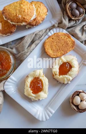 sweet home made Easter cookies Stock Photo