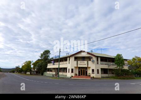 Historic Cracow Hotel at Cracow Queensland Australia Stock Photo