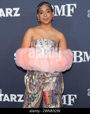 Los Angeles, USA. 29th Feb, 2024. Laila arrives at the Starz Series BMF Season 3 Los Angeles Premiere held at the Hollywood Athletic Club in Hollywood, CA on Thursday, ?February 29, 2024. (Photo By Sthanlee B. Mirador/Sipa USA) Credit: Sipa USA/Alamy Live News Stock Photo