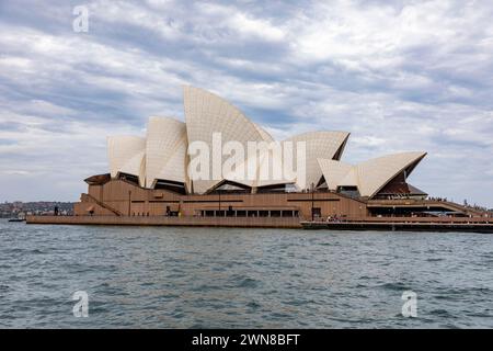 Sydney Opera House building at bennelong point, world famous building and architecture, Sydney,New South Wales,Australia,2024 Stock Photo