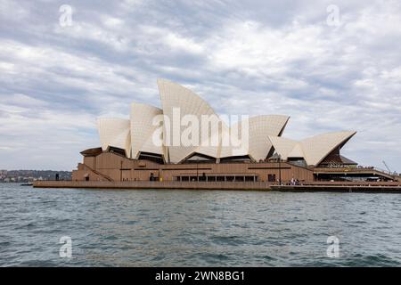 Sydney Opera House building at bennelong point, world famous building and architecture, Sydney,New South Wales,Australia,2024 Stock Photo