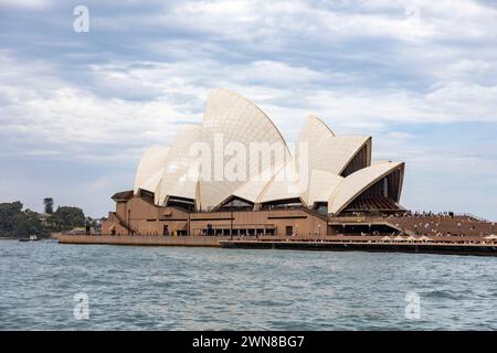 Sydney Opera House building at bennelong point, world famous building and architecture, Sydney,New South Wales,Australia,2024 Stock Photo