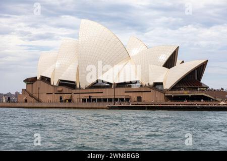 Sydney Opera House building at bennelong point, world famous building and architecture, Sydney,New South Wales,Australia,2024 Stock Photo