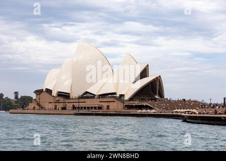 Sydney Opera House building at bennelong point, world famous building and architecture, Sydney,New South Wales,Australia,2024 Stock Photo