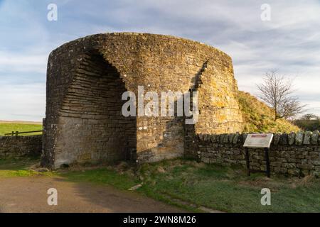 Crindledykes limekiln in Northumberland, UK Stock Photo