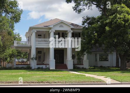 The historic Booty McAden House in Georgetown, Texas Stock Photo