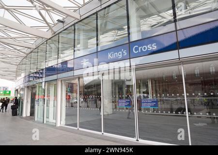 UK, London,  the newly refurbished King's Cross underground station. Stock Photo