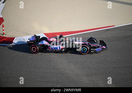 Sakhir, Bahrain. 1st Mar, 2024. PIERRE GASLY (FRA) of Alpine #10 racing during FP3 during the Formula 1 Bahrain Grand Prix. (Credit Image: © Taidgh Barron/ZUMA Press Wire) EDITORIAL USAGE ONLY! Not for Commercial USAGE! Stock Photo