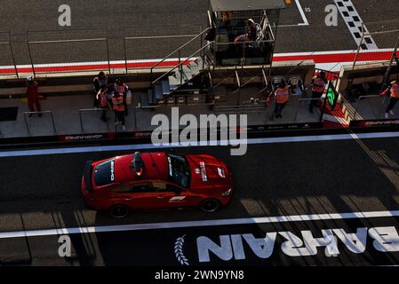 Sakhir, Bahrain. 01st Mar, 2024. Mercedes FIA Safety Car. Formula One World Championship, Rd 1, Bahrain Grand Prix, Friday 1st March 2024. Sakhir, Bahrain. Credit: James Moy/Alamy Live News Stock Photo