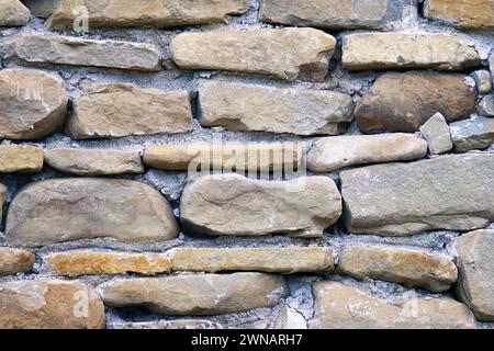 rough stone wall texture ready for your design Stock Photo