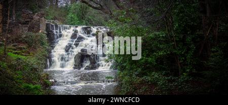 The Cascade waterfall, Windsor Great Park Stock Photo