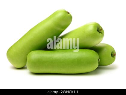 Winter melon on white background Stock Photo