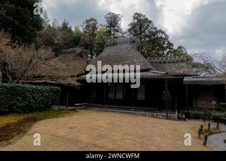 Yoshiki-en classical Japanese garden, Nara,  Japan Stock Photo