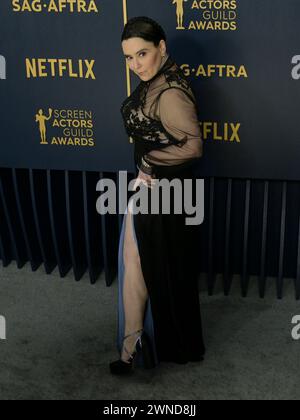 February 24, 2024, Los Angeles, California, U.S.: Alex Borstein attends the 30th Annual Screen Actors Guild Awards. (Credit Image: © Billy Bennight/ZUMA Press Wire) EDITORIAL USAGE ONLY! Not for Commercial USAGE! Stock Photo