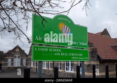 Air Balloon Hill Primary School, Bristol, UK Stock Photo