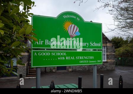 Air Balloon Hill Primary School, Bristol, UK Stock Photo