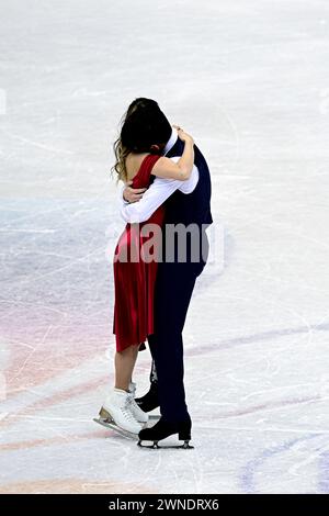 Chloe NGUYEN & Brendan GIANG (CAN), during Junior Ice Dance Free Dance