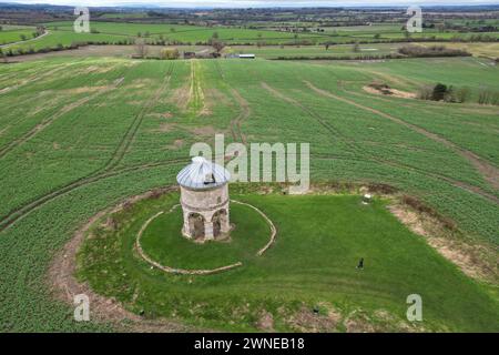 Chesterton Windmill in Warwickshire during a cold an dry morning in Warwickshire. Picture date: Saturday March 2, 2024. Stock Photo