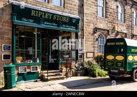 Ripley Store, Ripley, North Yorkshire, England, United Kingdom Stock Photo