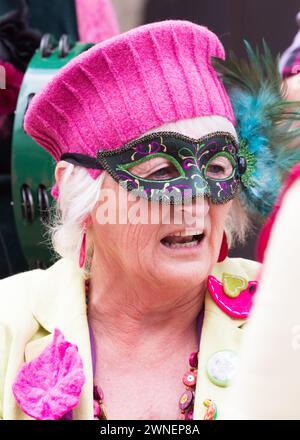 Rhubarb Tarts Molly team at the Bakewell International Day of Dance Stock Photo