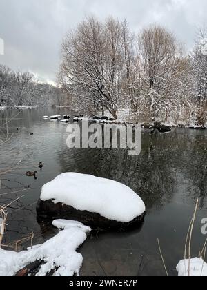 Prospect Rock United States of - Prospect Park After A Snowfall In Brooklyn New York 2wner7p 