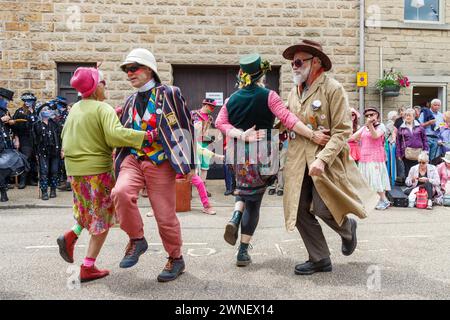 Rhubarb Tarts Molly team at the Bakewell International Day of Dance Stock Photo