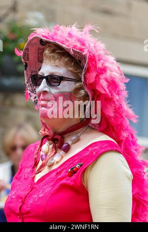 Rhubarb Tarts Molly team at the Bakewell International Day of Dance Stock Photo