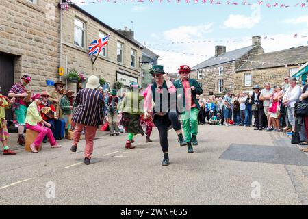 Rhubarb Tarts Molly team at the Bakewell International Day of Dance Stock Photo