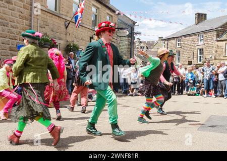 Rhubarb Tarts Molly team at the Bakewell International Day of Dance Stock Photo