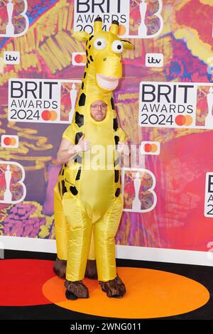 Rob Beckett attending the Brit Awards 2024 at the O2 Arena, London. Picture date: Saturday March 2, 2024. Stock Photo