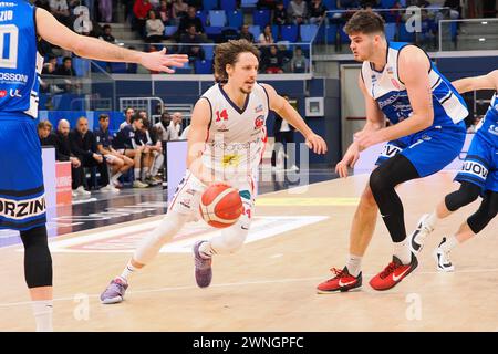 Milan, Italy. 02nd Mar, 2024. Matteo Montano (Urania Milano) during Wegreenit Urania Milano vs Agribertocchi Orzinuovi, Italian Basketball Serie A2 Men match in Milan, Italy, March 02 2024 Credit: Independent Photo Agency/Alamy Live News Stock Photo