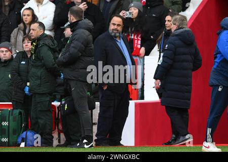 Nottingham Forest owner, Evangelos Marinakis during the Premier League match between Nottingham Forest and Liverpool at the City Ground, Nottingham on Saturday 2nd March 2024. (Photo: Jon Hobley | MI News) Credit: MI News & Sport /Alamy Live News Stock Photo