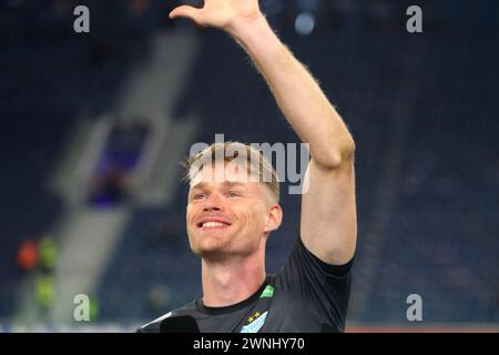 Saint Petersburg, Russia. 02nd Mar, 2024. Denis Adamov (16) of Spartak seen in action during the Russian Premier League football match between Zenit Saint Petersburg and Spartak Moscow at Gazprom Arena. Final score; Zenit 0:0 Spartak. Credit: SOPA Images Limited/Alamy Live News Stock Photo