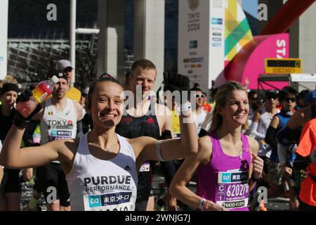 Tokyo, Tokyo, Japan. 3rd Mar, 2024. Runners start at Tokyo Marathon