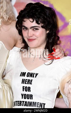 Abigail Morris, from the band 'The Last Dinner Party' performs during