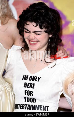 Abigail Morris, from the band 'The Last Dinner Party' performs during