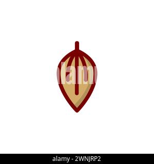 Chocolate Logo Simple Design. chocolate fruit logo Stock Vector