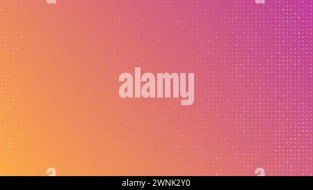 Abstract geometric gradient squares background. Orange dot background with empty space. Vector illustration. Stock Vector