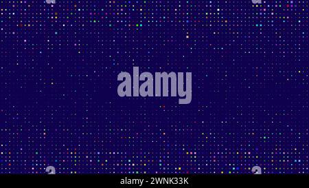 Abstract geometric background of squares. Pixel background with empty space. Vector illustration. Stock Vector