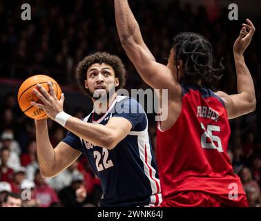 March 02 2024 Moraga, CA U.S.A. Gonzaga forward Anton Watson (22)shoots the ball during the NCAA Men's Basketball game between Gonzaga Bulldogs and the Saint Mary's Gaels. Gonzaga beat Saint Mary's 70-57 at University Credit Union Pavilion Moraga Calif. Thurman James/CSM Stock Photo