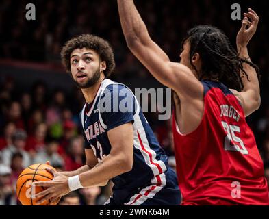 March 02 2024 Moraga, CA U.S.A. Gonzaga forward Anton Watson (22)shoots the ball during the NCAA Men's Basketball game between Gonzaga Bulldogs and the Saint Mary's Gaels. Gonzaga beat Saint Mary's 70-57 at University Credit Union Pavilion Moraga Calif. Thurman James/CSM Stock Photo