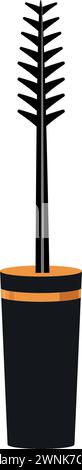 Isolated Mascara colored fashion icon Vector Stock Vector