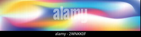 Y2K gradient background with pink, purple aura, glowing. Flat vector illustration isolated on white. Stock Vector