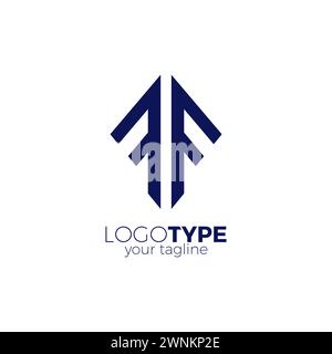 FF Logo Modern Design. FF Icon Stock Vector