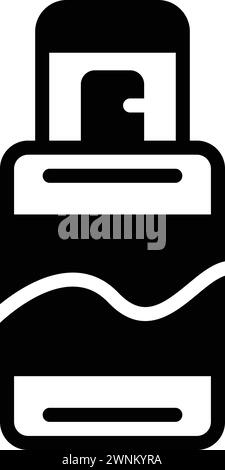 Icon for edt,usb Stock Vector