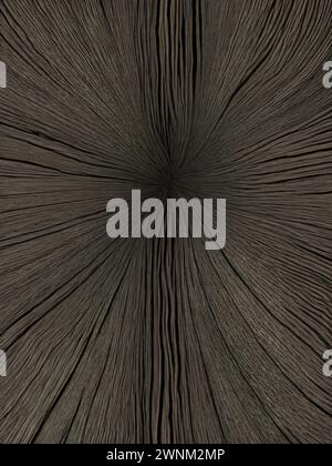 Wooden texture background with circular wood pattern in form of spirals Stock Vector
