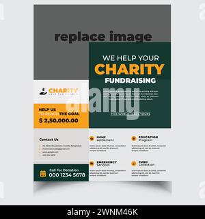 Corporate Flyer Design Stock Vector
